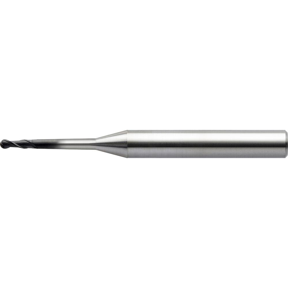 Picture of Union Tool Taper Neck Ball End Mill DCTNB2010-700-1.8 0.0394 1.00mm Dia0.0315 0.80mm LOC